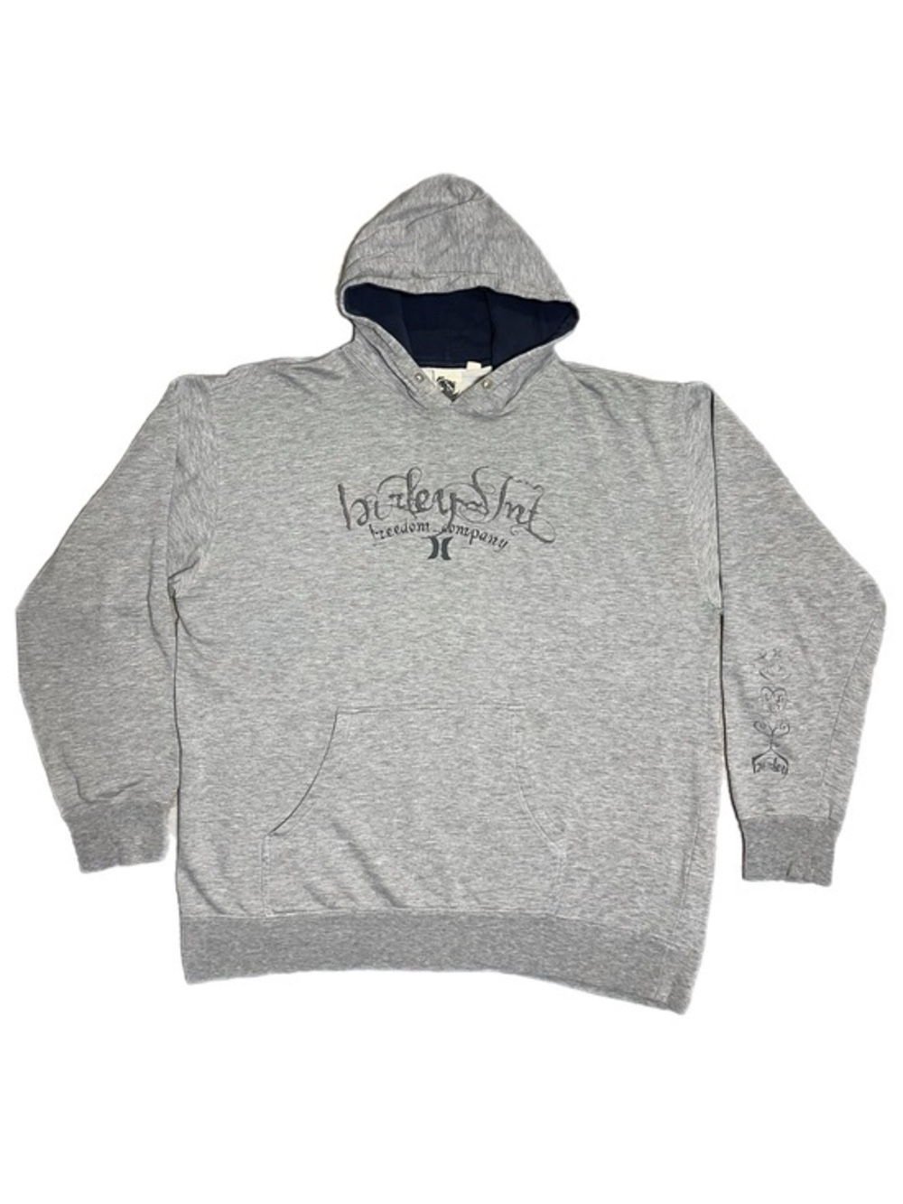 2004 Y2K Hurley Embroidered  Hoodie